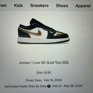 Jordan 1 low SE (gs)
